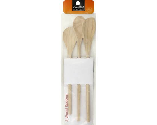 Essential Everyday · Wood Spoons (1 set)