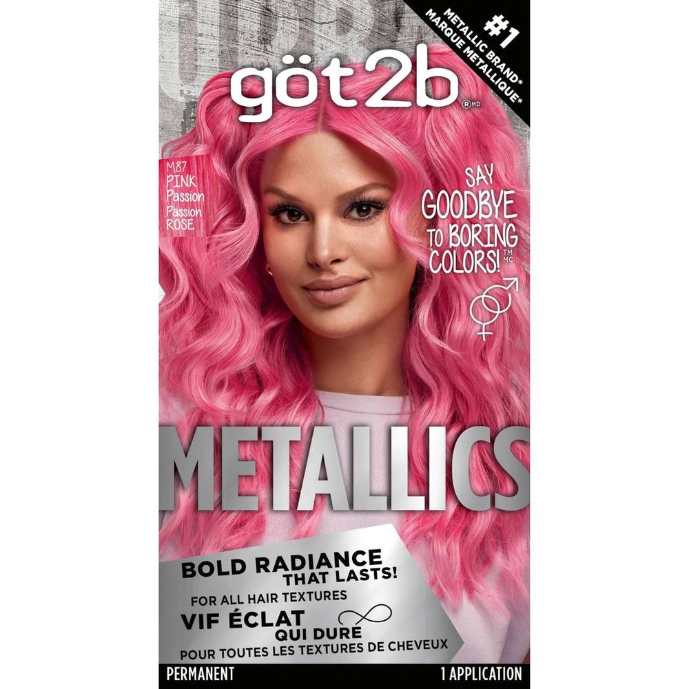 Got2b Metallic Passion Permanent Hair Color (m87 pink passion)