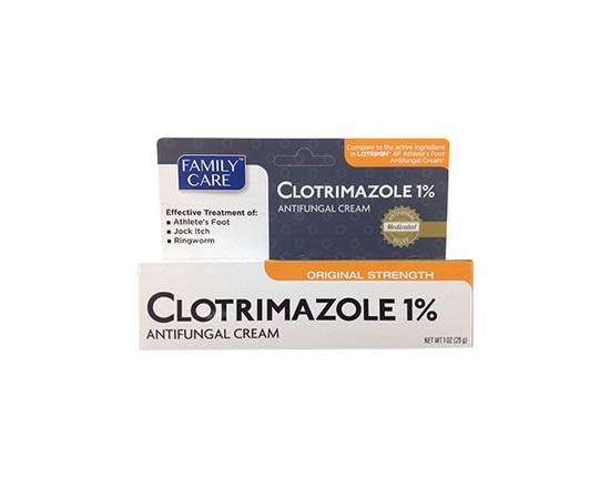 Family Care · 1% Clotrimazole Antifungal Cream (1 oz)