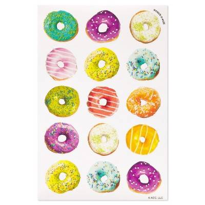 30ct Scratch and Sniff Donut Stickers