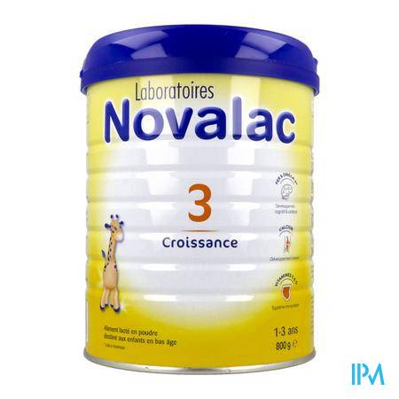 Novalac 3 Croissance Poudre 800g Alimentation infantile - Bébé