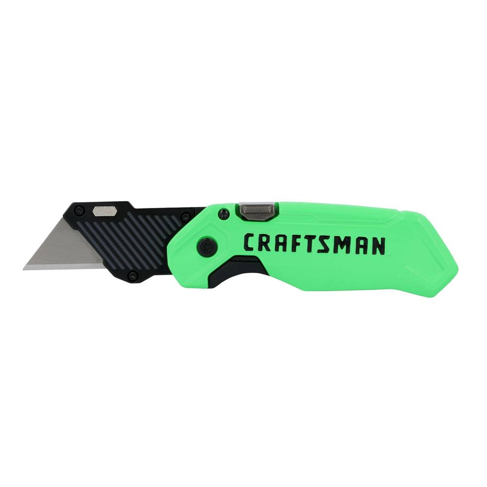 CRAFTSMAN 3/4-in 1-Blade Folding Utility Knife with On Tool Blade Storage | CMHT10352