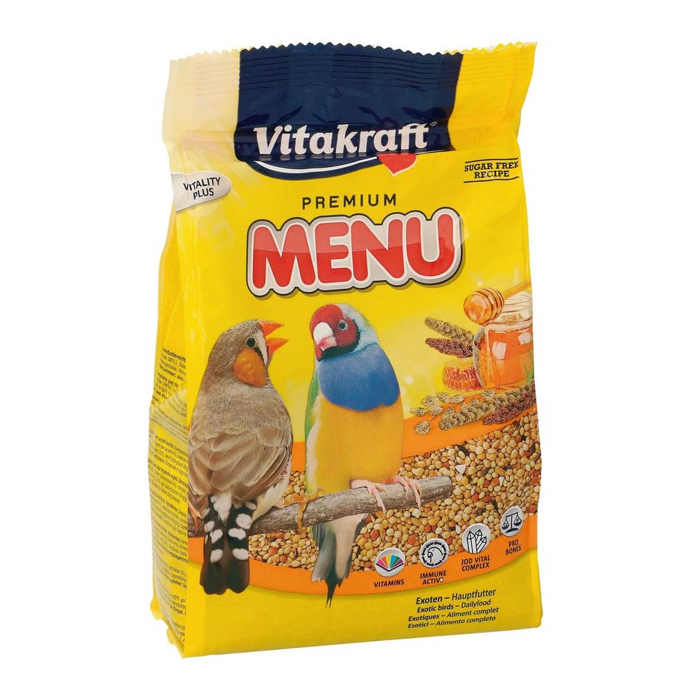 Menú pajaros exóticos VITAKRAFT 500 gr