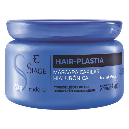 Eudora máscara capilar hialurônica hair-plastia siàge (250g)
