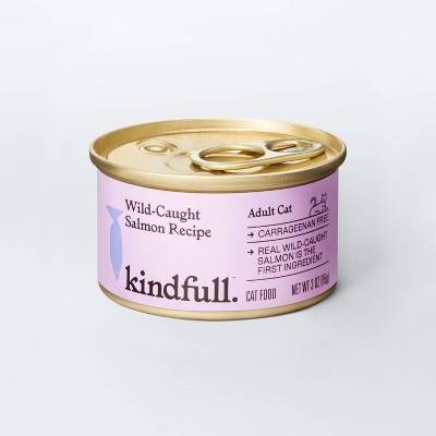 Kindfull Wild Salmon Pate Recipe Wet Cat Food (3 oz)