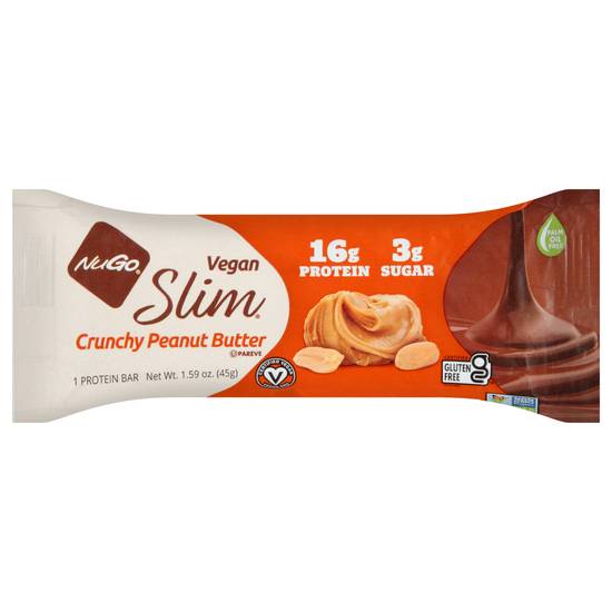 Nugo Slim Vegan Crunchy Butter Protein Bar (peanut)
