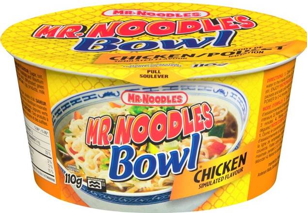 Mr. Noodles Bowl Chicken  110g