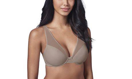 WonderBra 2 façons de porter un soutien-gorge à armatures (Couleur: Taupe, Taille: 38B)