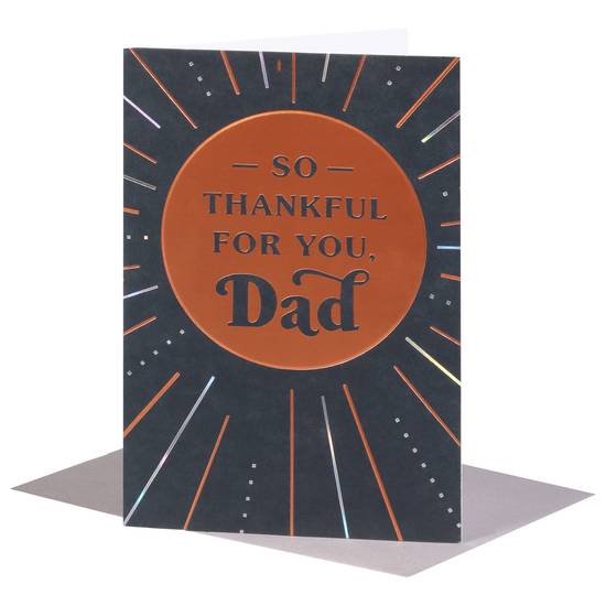 American Greetings Greeting Card So Thankful For You Dad