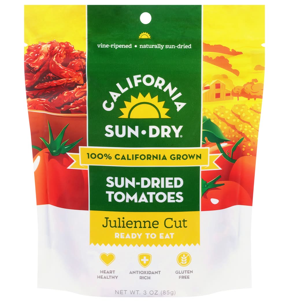 California Sun Dry Gluten Free Julienne Cut Dried Tomatoes (3 oz)