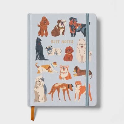 up&up Bound With Elastic Closure Notebooks & Journals Dog, 6x8 in