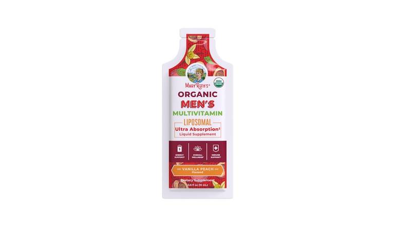 Mary Ruth's: Men's Organic Multivitamin Liposomal Packet