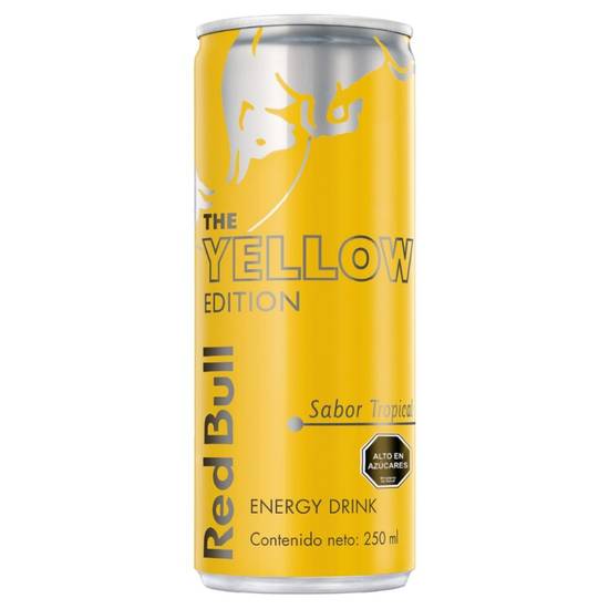 Red bull energy drink yellow edition sabor tropical (250 ml)