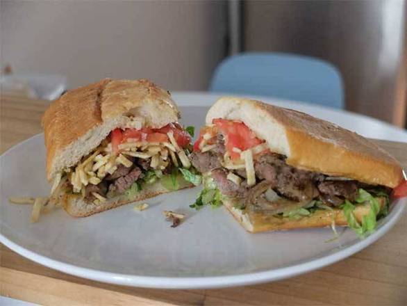 Pan con Bistec