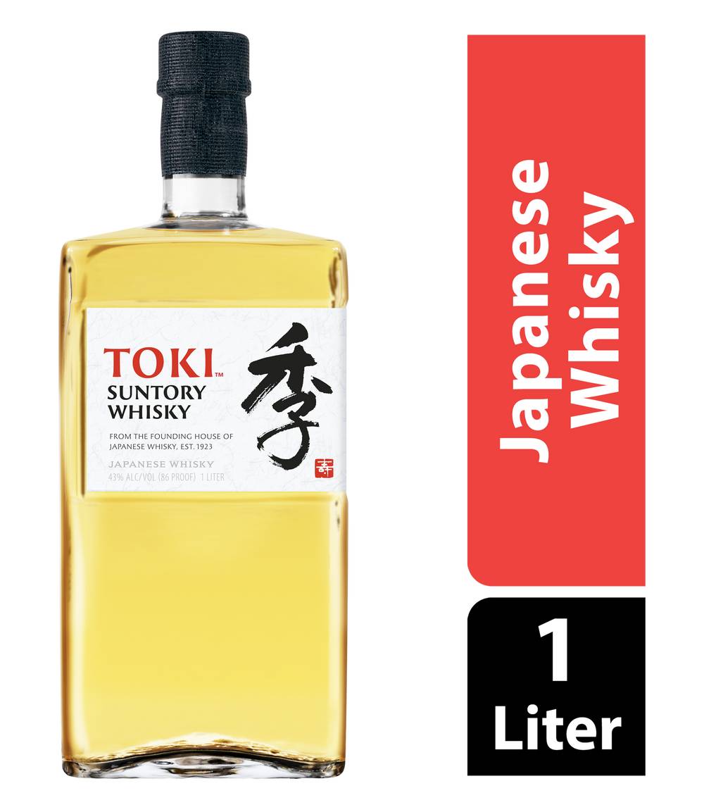 ウイスキー Toki Whisky 1000ml (1L) Suntory 'Toki' Blended Whisky Japan 1000ml – SLAKE San Francisco