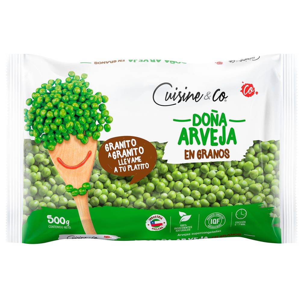 Cuisine & co arvejas (bolsa 500 g)