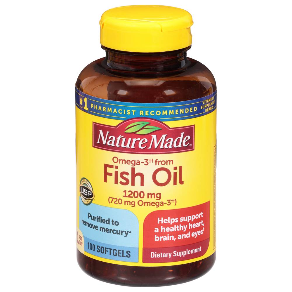 Nature Made Omega-3++ From Fish Oil 1200mg Softgels (720 g)