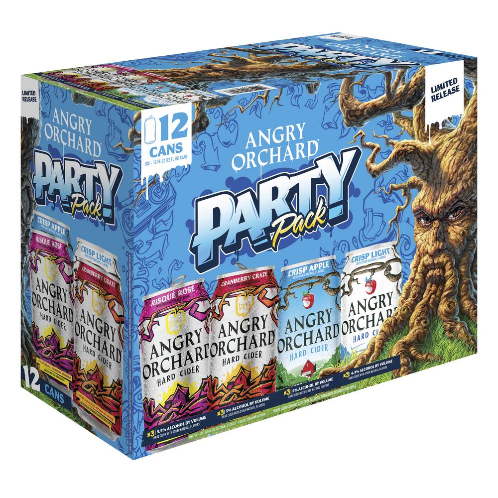 Angry Orchard Kickin It Mix Assorted Flavors Hard Cider (12 x 12 fl oz)