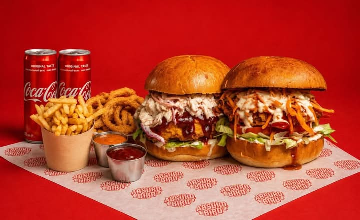 Absurd Burger Meal for 2