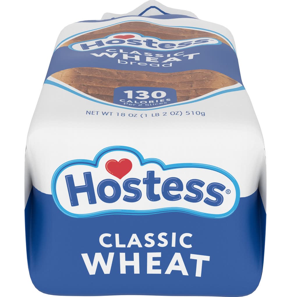 Hostess Classic Bread, Wheat (18 oz)