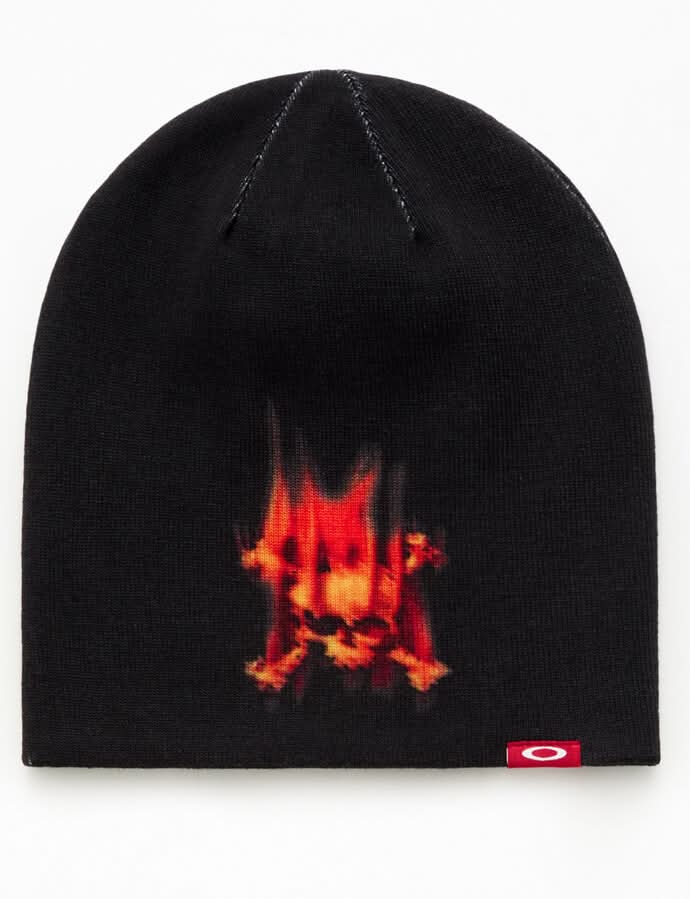Oakley Heritage Flame Beanie Black One Size