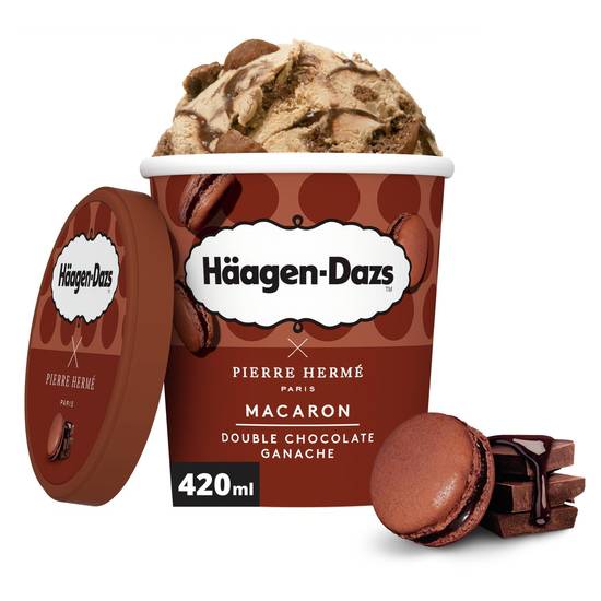 SAVE £2.00 Haagen-Dazs Macaron Double Chocolate Ganache Ice Cream 420ml