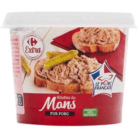 Carrefour Extra - Rillettes du mans pur porc