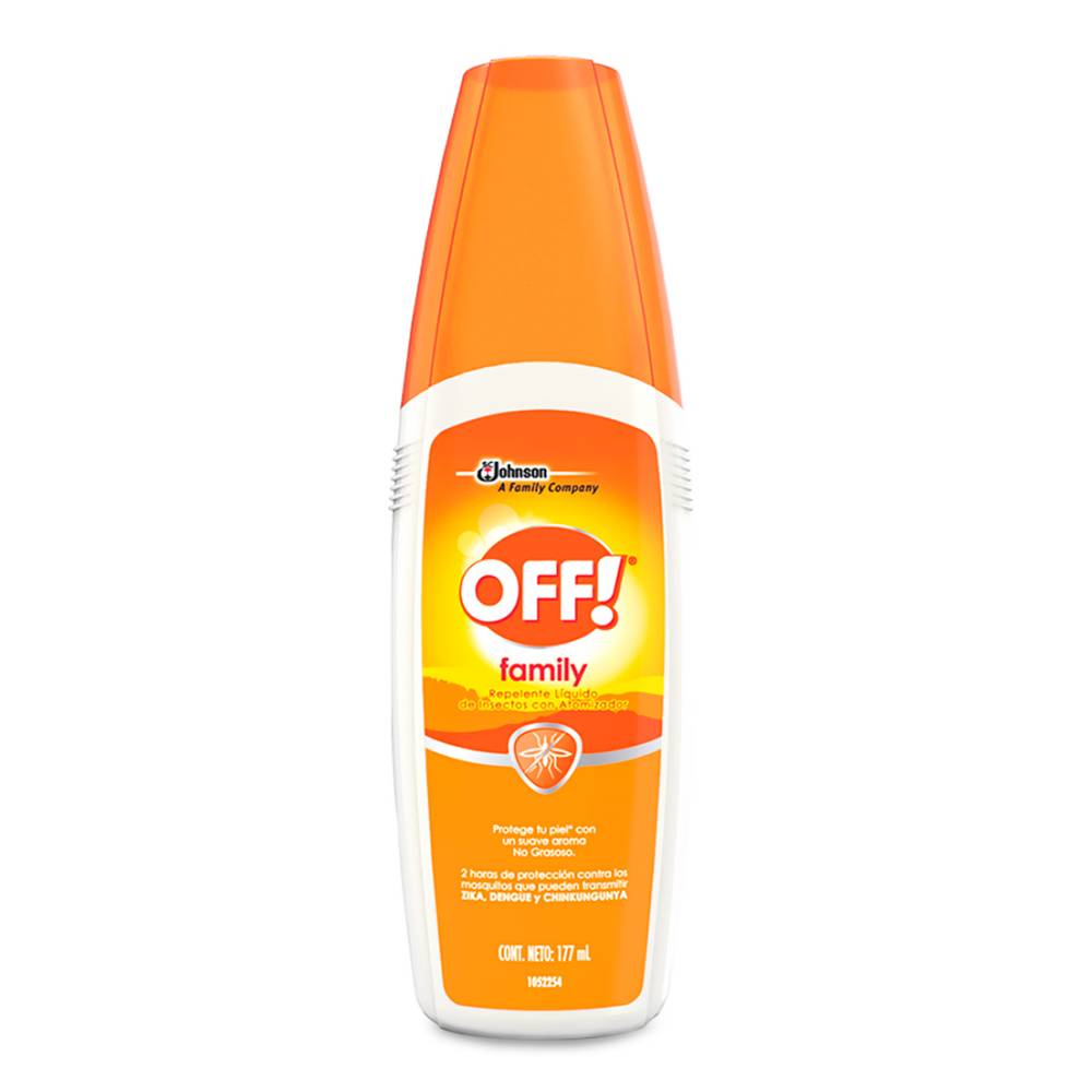 Off! repelente líquido family (spray 177 ml)