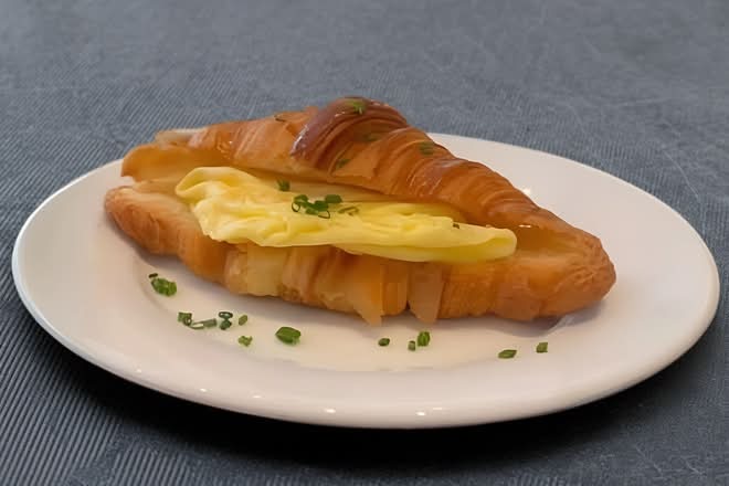 Egg and Cheese on Croissant