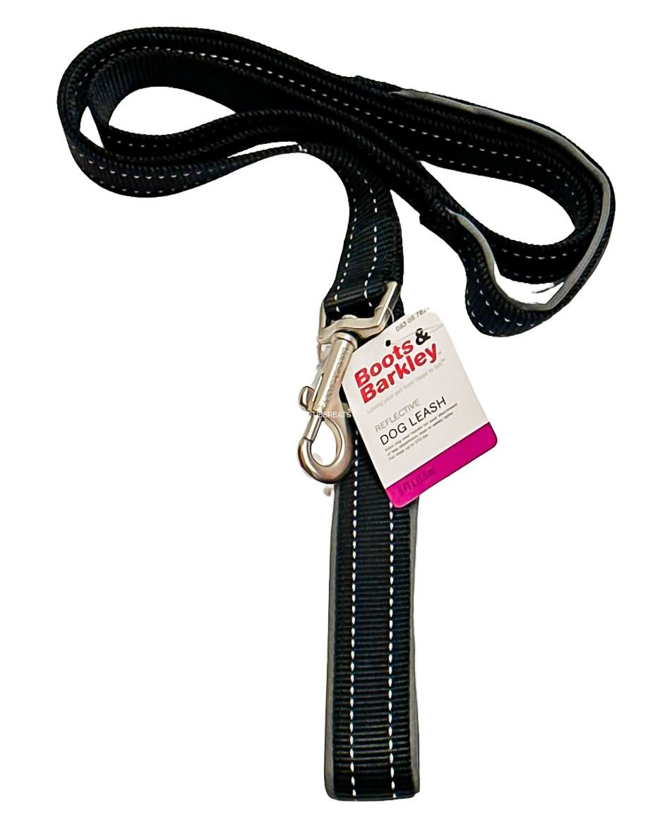 Boots & Barkley Core Dog Leash, 5 ft, Black