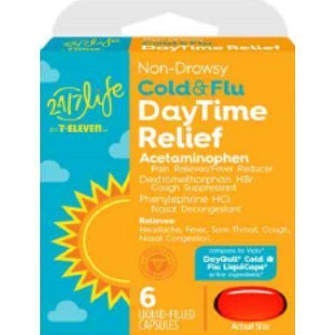 24/7 Life Day Time Relief 6 Count