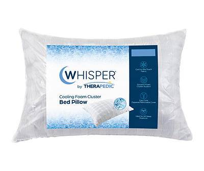 Therapedic Whisper Cooling Foam Cluster Bed Pillow