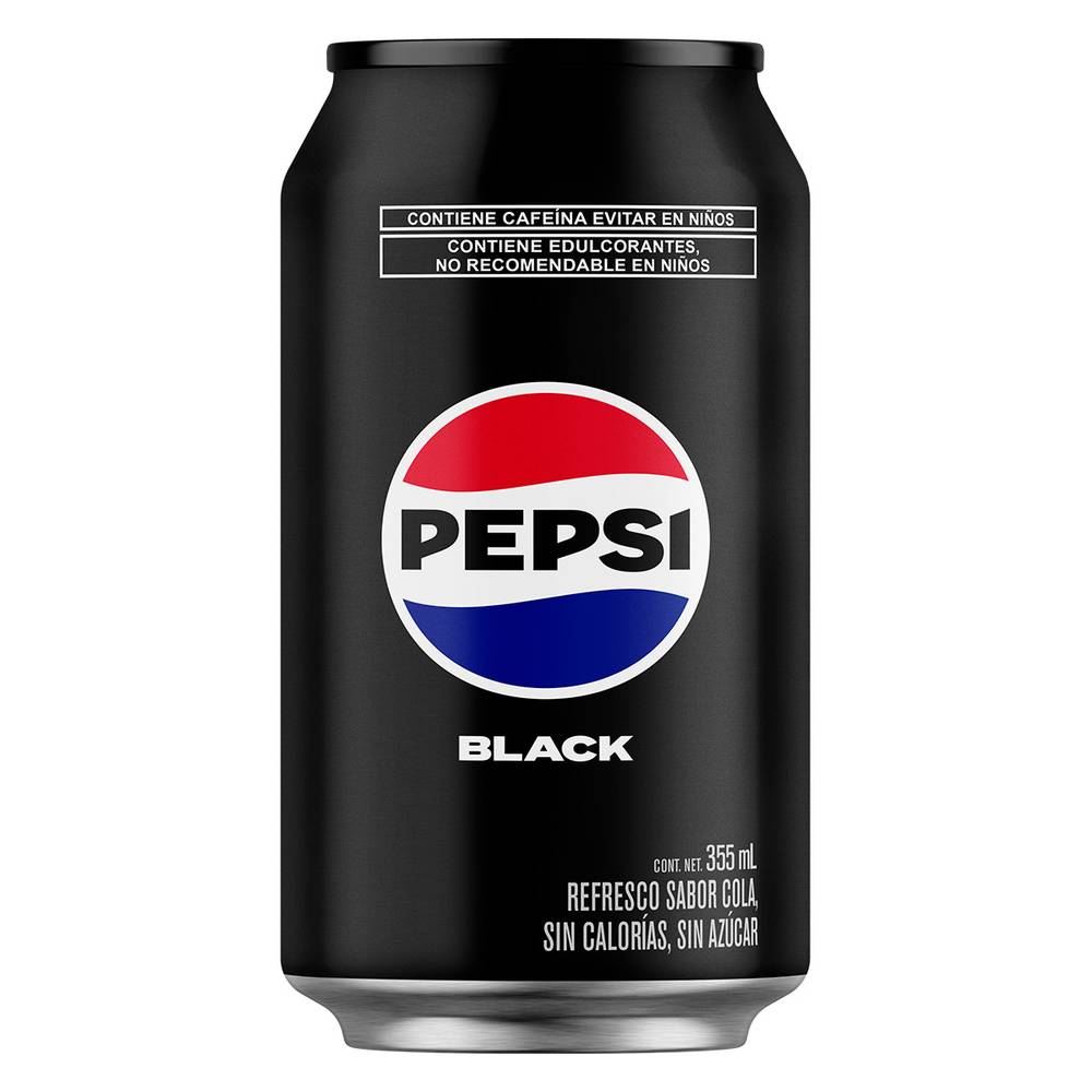 Pepsi · Black refresco sin azúcar (355 ml)