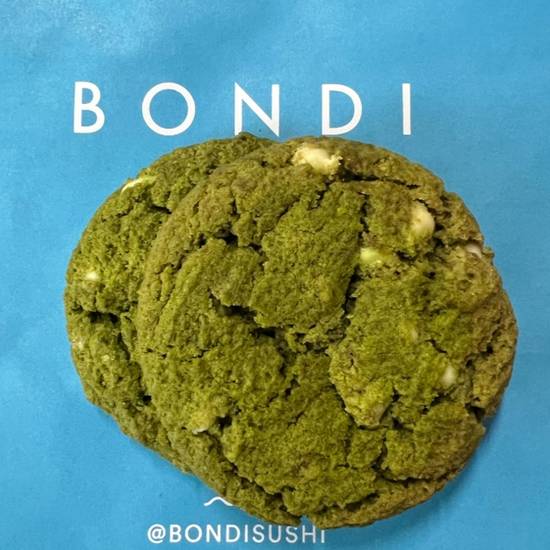 Matcha + White Chocolate Chip Cookie