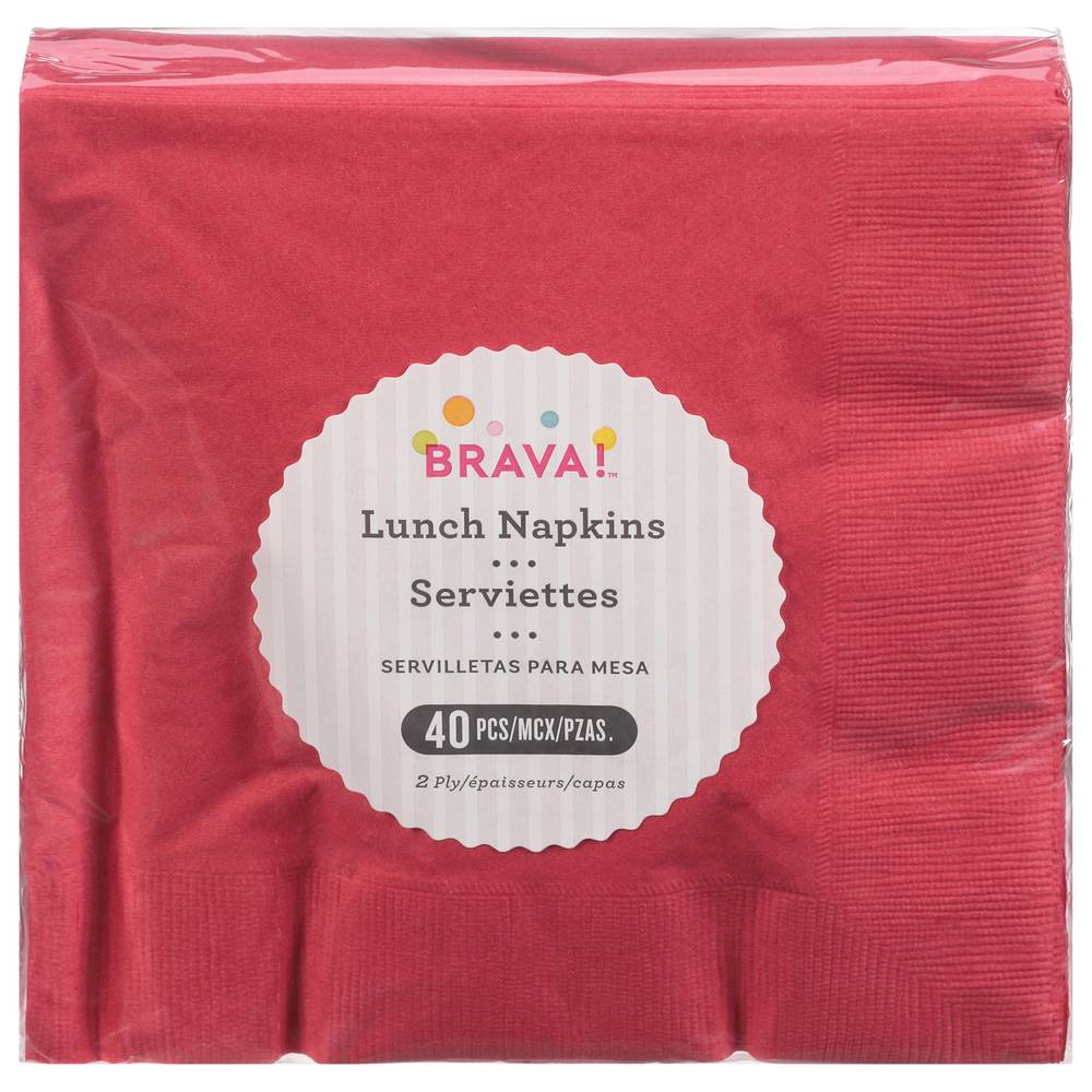 Brava! Luncheon Napkins (pink)