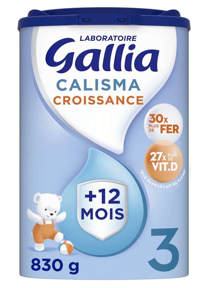 Laboratoire Gallia - Calisma croissance lait en poudre pour bébé, Étape 3 (830g)