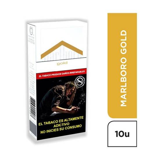 Cigarrillo Marlboro Gold Cajetilla X 10 Uni