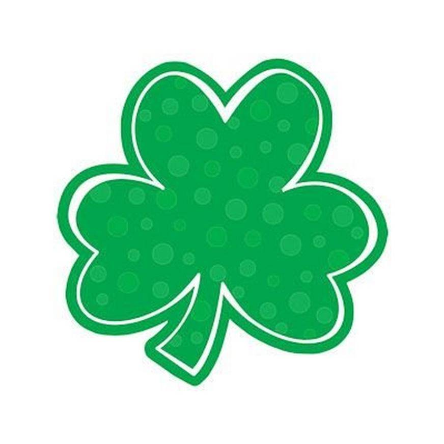 Polka Dot Shamrock Cutout