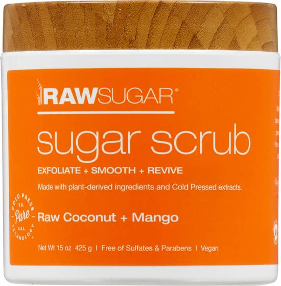 Raw Sugar Raw Coconut + Mango Sugar Scrub