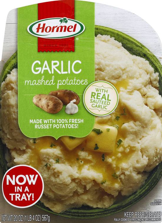 Hormel Garlic Mashed Potatoes With Sauteed Garlic