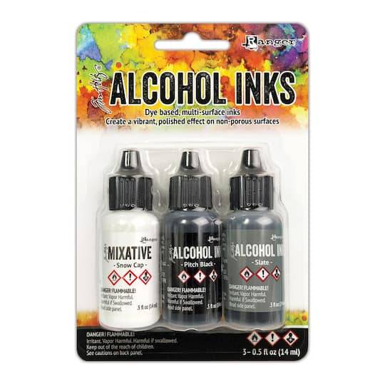 Tim Holtz Granite 3 Color Alcohol Ink Set