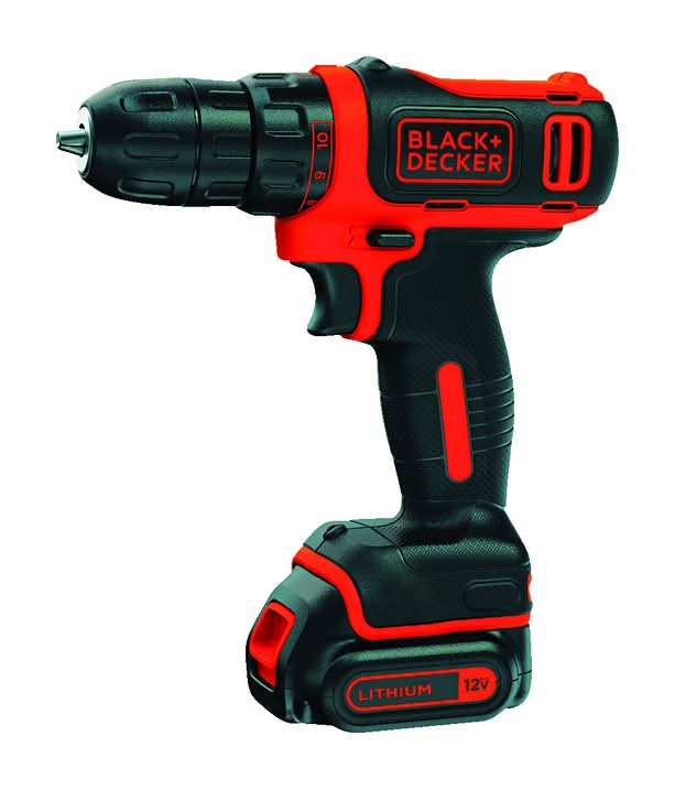Black+Decker 12V Max 3/8 In. Brushed Cordless Drill/Driver Kit (Battery & Charger)