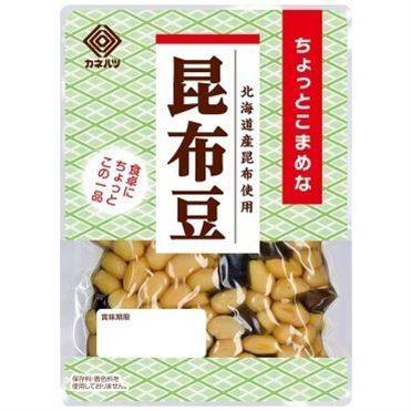 カネハツ食品 ちょっとこまめ こんぶ豆 (120g x 1)