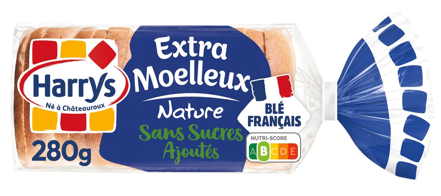 Harrys - Pain de mie extra moelleux naturel sans sucres ajoutés (16)