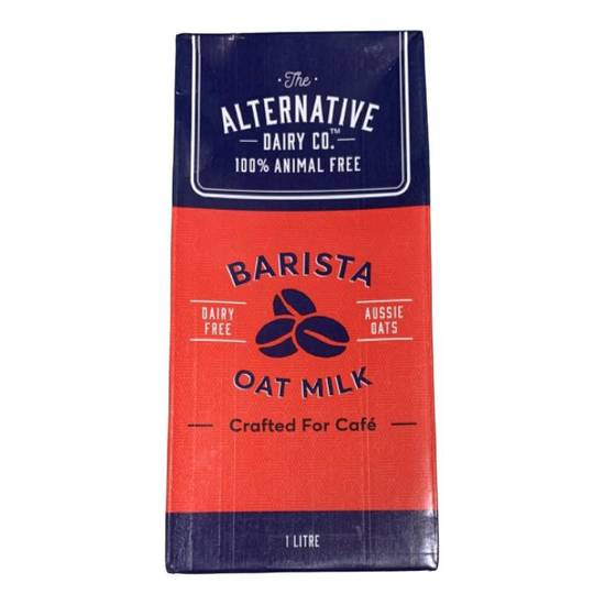 The Alternative Dairy Company Barista Oat Milk Uht 1L