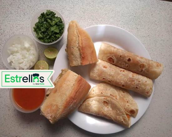 Lonches, tacos y burritos parques