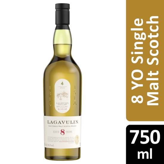 Lagavulin 8 Year Single Malt Scotch Whisky (750 ml)