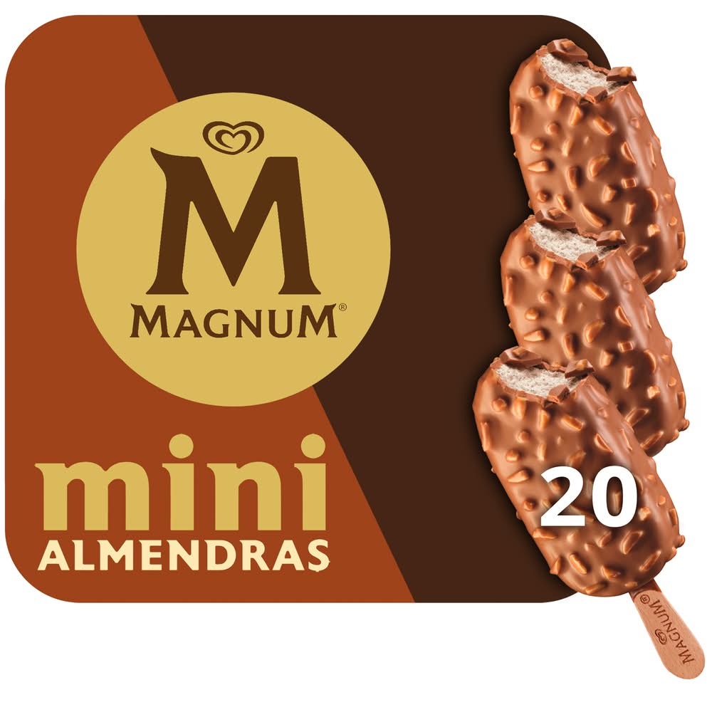 Magnum · Mini paletas con almendras (1,14 kg)