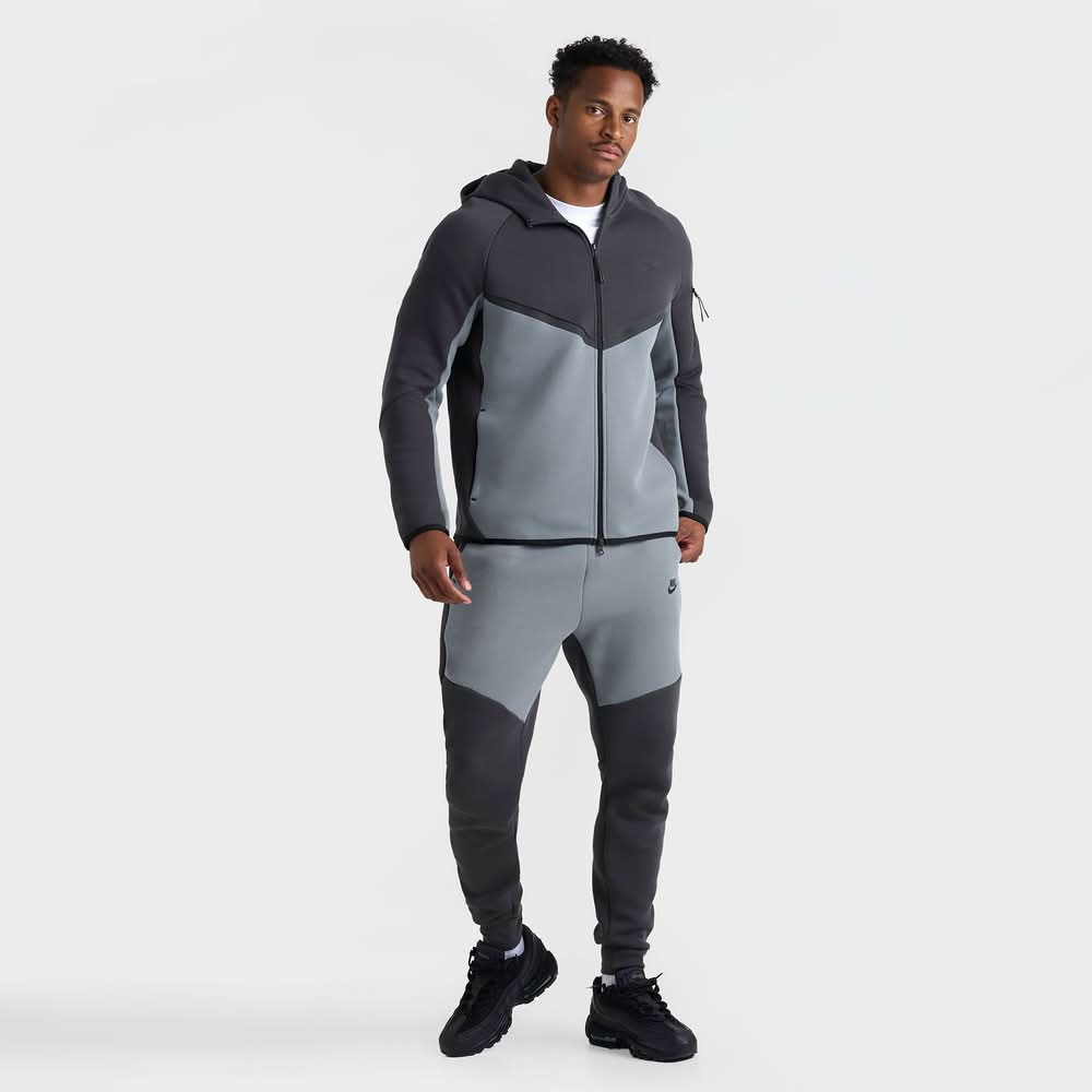 nike tech fleece jogger pants grey