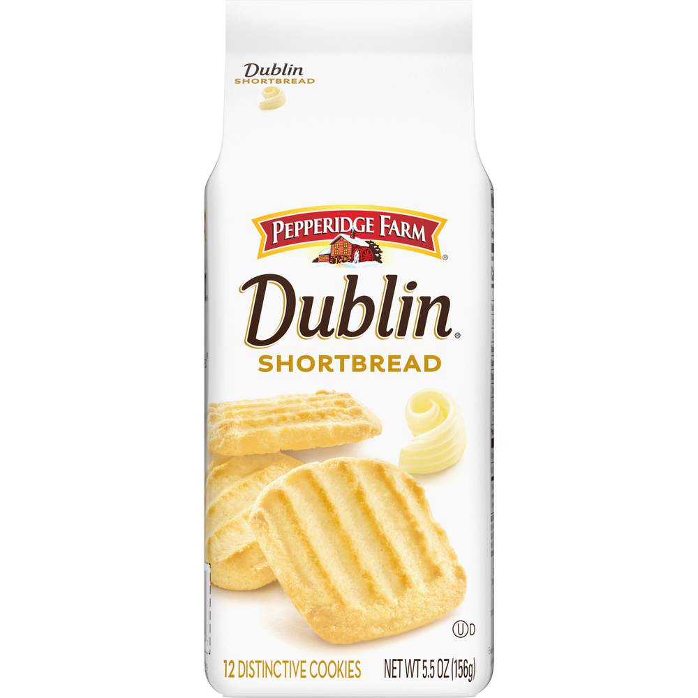 Pepperidge Farm Dublin Shortbread Cookies (5.5 oz, 12 ct)